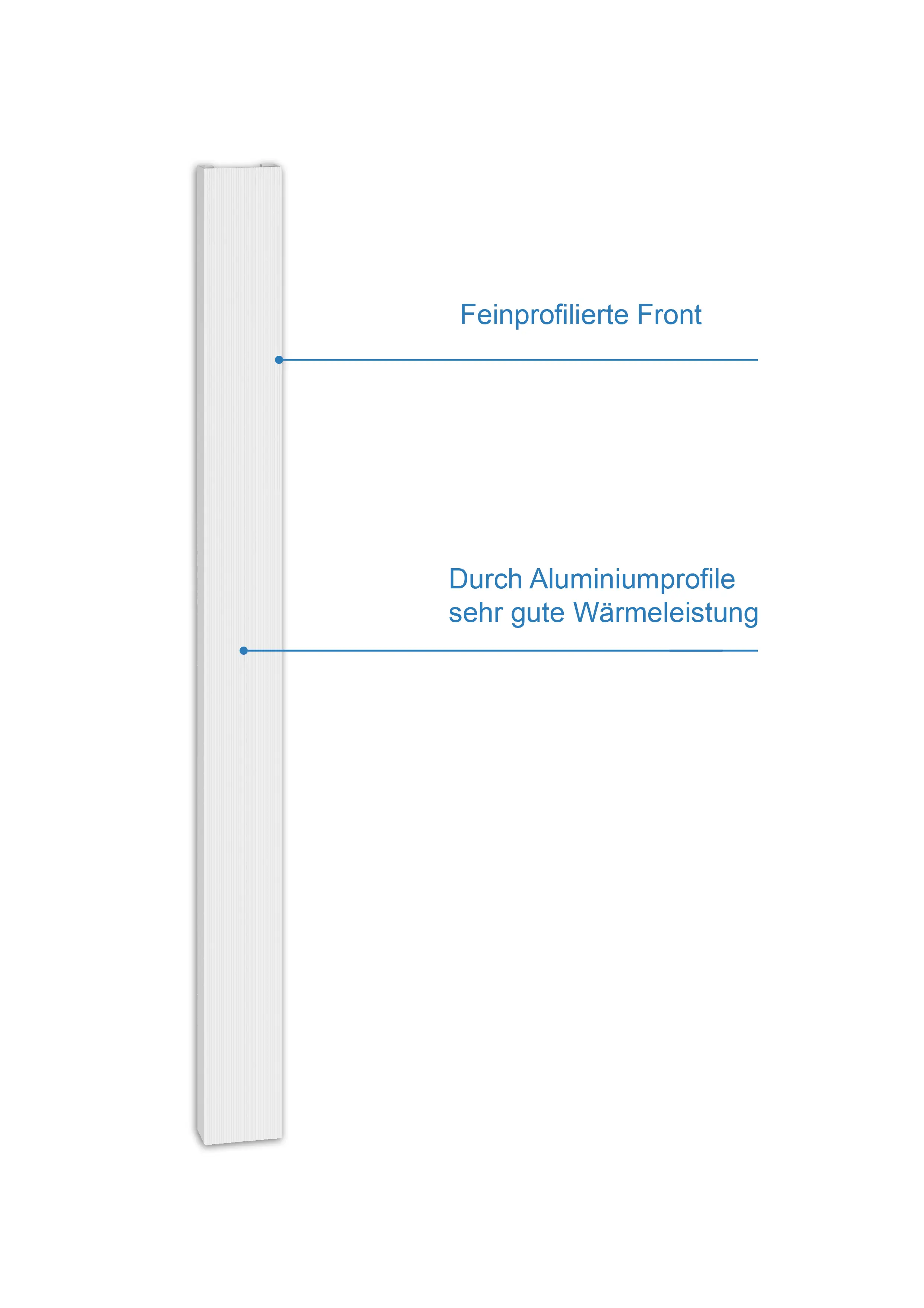 Kermi Niva T21 Bad- und Wohnheizkörper, weiß, 2220x720x119 mm